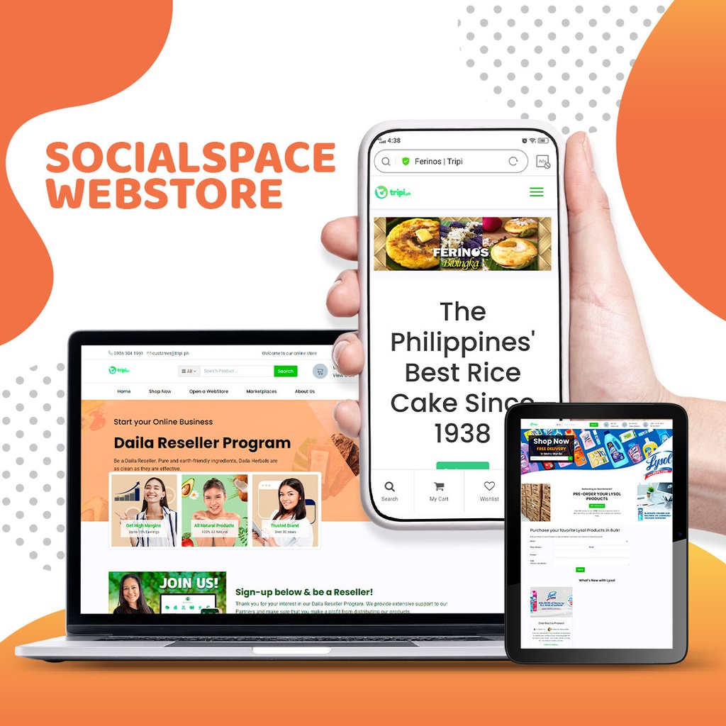 SocialSpace Webstore